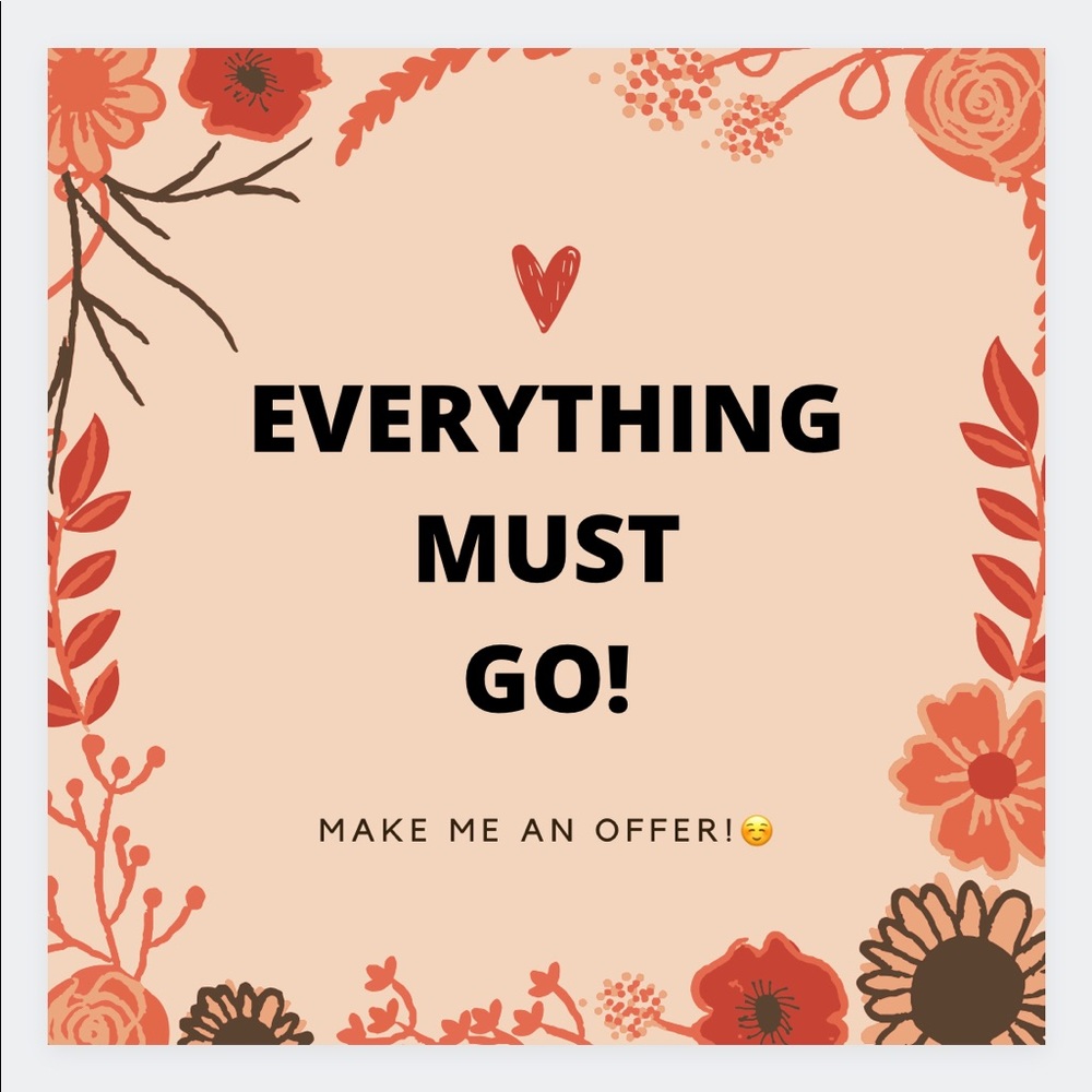 Closet Clear Out - Everything must go!